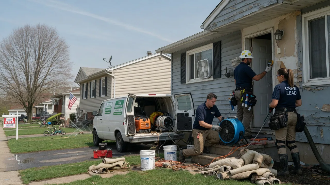 Flood Cleanup in West Newton, IN near me
